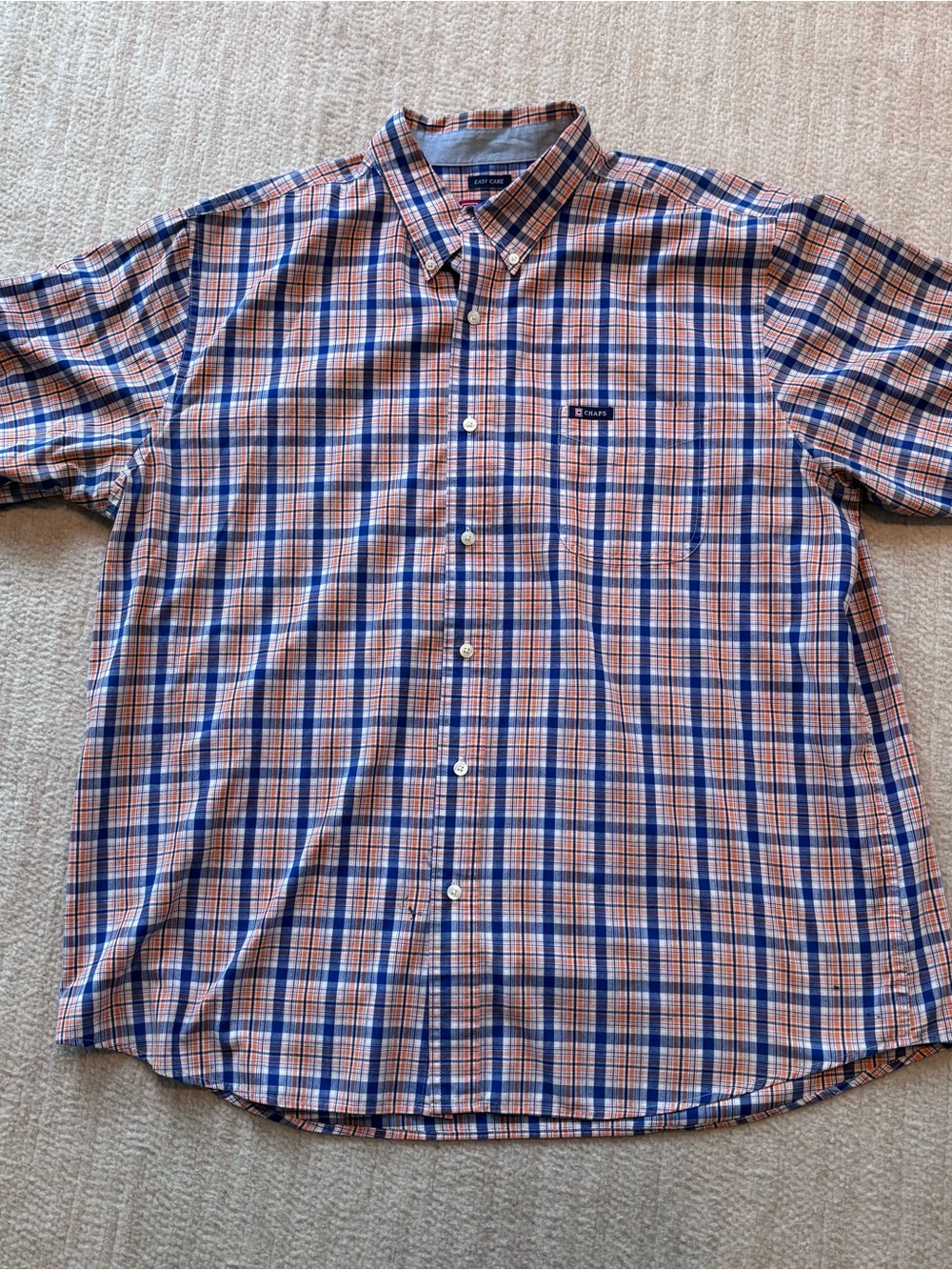 Chaps Men's Plaid Cotton Shirt XL